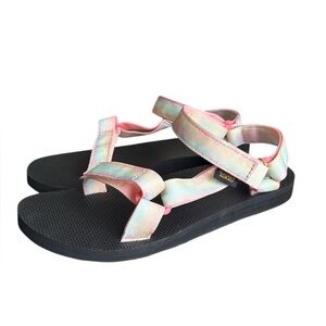 NEW! TEVA ORIGINAL UNIVERSAL TIE DYE SANDALS SIZE 10